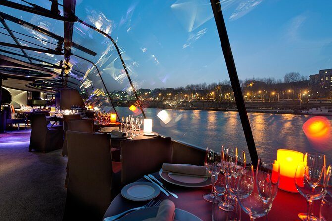 Bateaux Parisiens Seine River Gourmet Dinner & Sightseeing Cruise - The Seine route: where the night views hit hardest