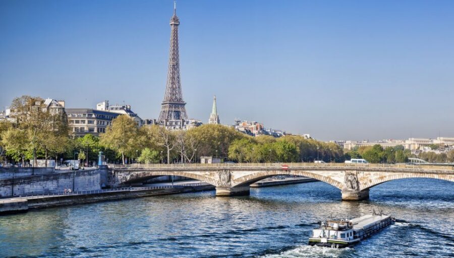 Paris: Eiffel Tower Hosted Tour, Seine Cruise and City Tour - The Seine Cruise on a Glass-Enclosed Trimaran