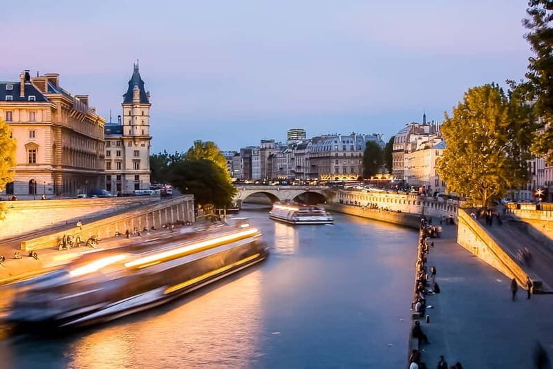 Paris: Seine Cruise & Crepe Tasting near the Eiffel Tower - Eiffel Tower, Notre-Dame, Louvre, and the bridge parade