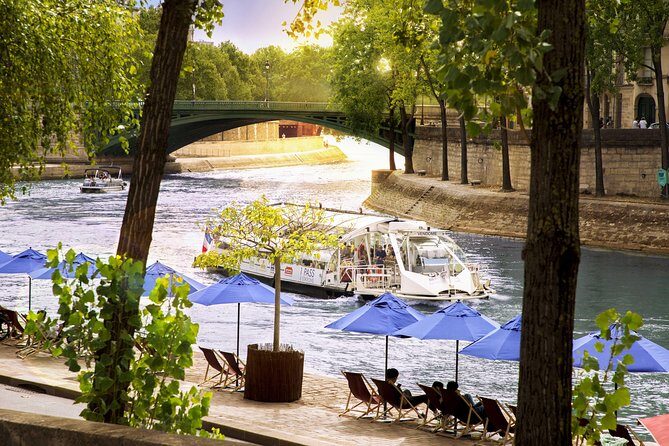Paris Seine River Hop-On Hop-Off Sightseeing Cruise by Batobus - Saint-Germain-des-Prés at Quai Malaquais: when you want cafés and strolling